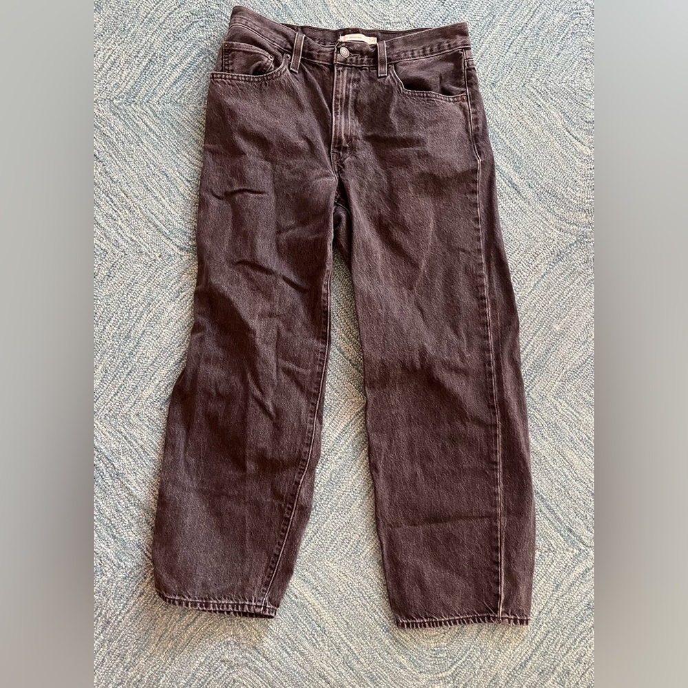 Levi’s Baggy Dad Jeans. Dark Wash. Excellent condition. Barley warn